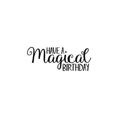 Impronte d’Autore Clear Stamps - Magical Birthday